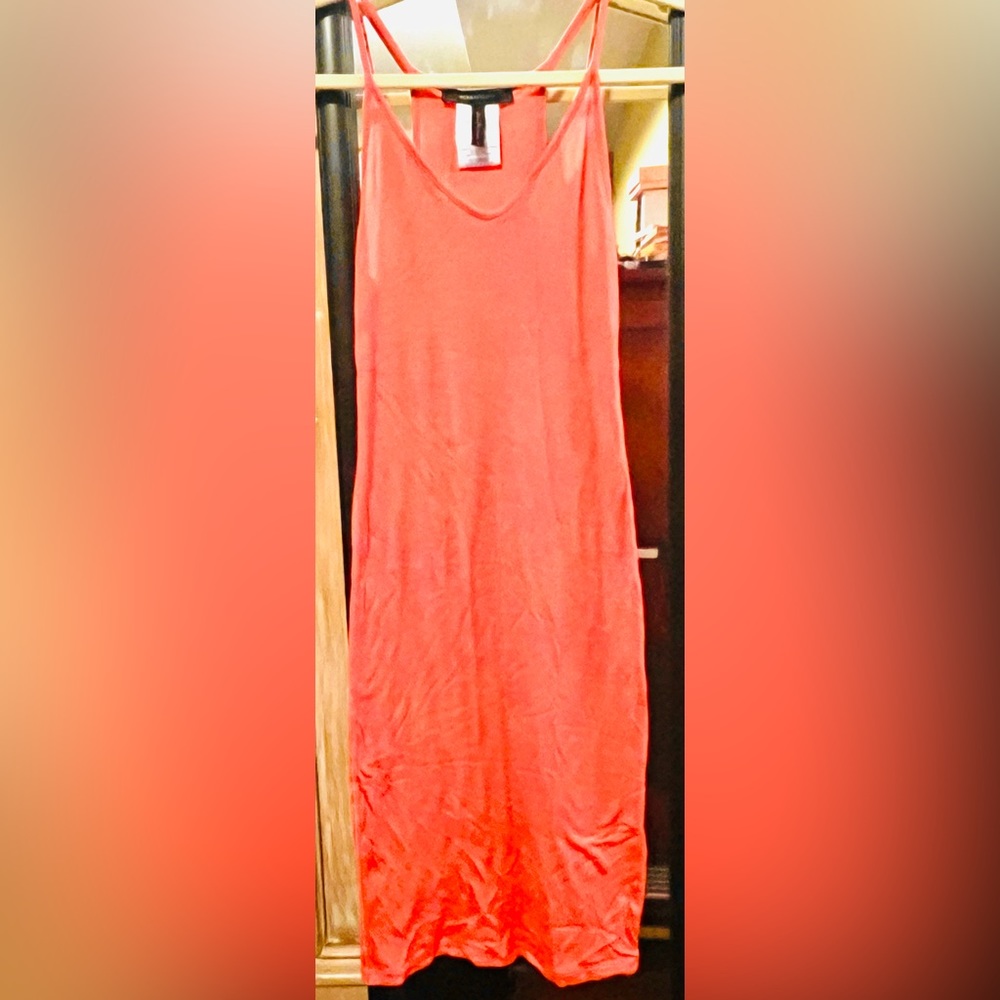 BCBGMAXAZARIA spaghetti strap razorback tank dress. NEW NEVER WORN. Size XXS.
